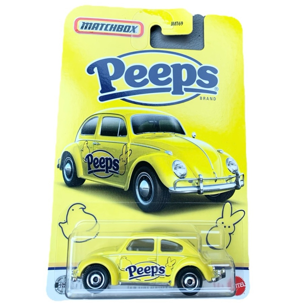 Peeps Matchbox Car 1962 Volkswagen Beetle NEW
